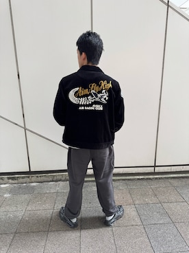 「アイテム（その他アウター）」を使った、リュウノスケさん（メンズ・169cm）の秋コーディネート
