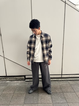 「AVIREX（アヴィレックス）のアイテム」を使った、リュウノスケさん（メンズ・169cm）の秋コーディネート