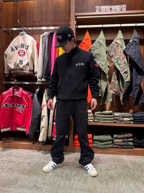 NAVAL STAND COLLAR ZIP KNIT JACKET / ネイバル スタンド カラー