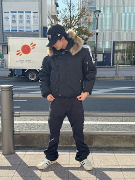 リュウノスケさん（メンズ・169cm）の冬コーディネート