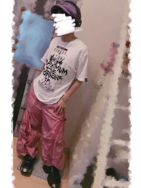 「アイテム（ヘッドフォン/イヤホン）」を使った、piramoさん（メンズ・170cm）の秋コーディネート