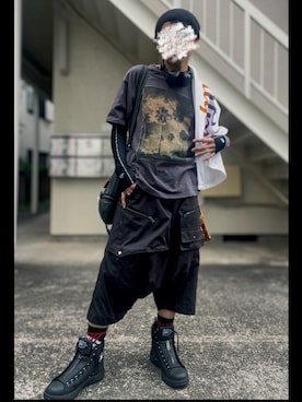 「DIESEL（ディーゼル）のアイテム」を使った、piramoさん（メンズ・170cm）の秋コーディネート