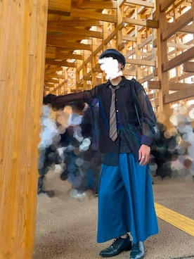 piramoさん（骨格ウェーブ・メンズ・170cm）の秋コーディネート