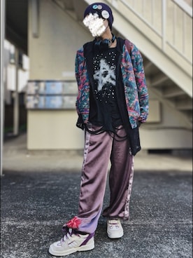 「アイテム（ニットキャップ/ビーニー）」を使った、piramoさん（メンズ・170cm）の秋コーディネート