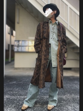 「Ruben（ルーベン）のアイテム」を使った、piramoさん（メンズ・170cm）の春コーディネート