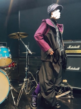 「アイテム（スカート）」を使った、piramoさん（メンズ・170cm）の秋コーディネート