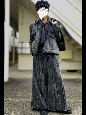 「アイテム（キャスケット）」を使った、piramoさん（メンズ・170cm）の秋コーディネート