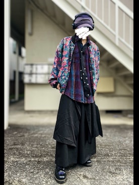 「アイテム（ネクタイ）」を使った、piramoさん（メンズ・170cm）の秋コーディネート