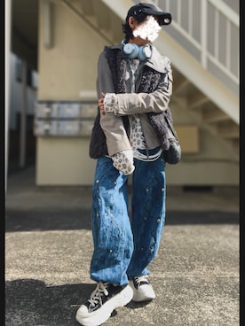 piramoさん(メンズ・170cm)の冬コーディネート