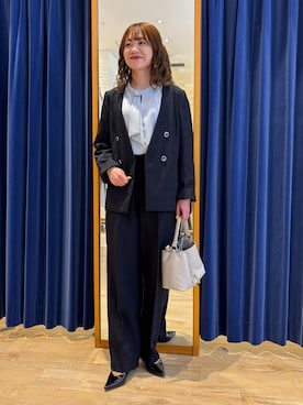 「MICO COULIER（ミコクリエ）のアイテム」を使った、miyuさん（レディース・159cm）の春コーディネート