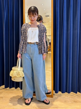 「NOLLEY'S LIGHT（ノーリーズライト）のアイテム」を使った、miyuさん（骨格ウェーブ・レディース・159cm）の夏コーディネート