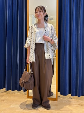 「ワントーンコーデ」｜miyuさん（レディース・159cm）の秋コーディネート