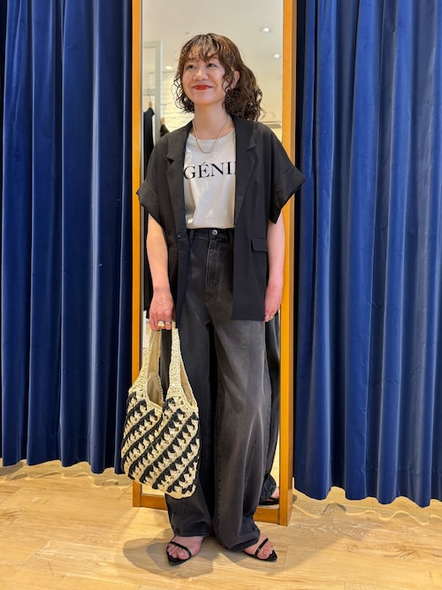 セール】【RM denim】ハイウエストバギーデニム（デニムパンツ）｜Rie