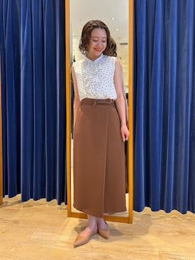 「NOLLEY’S（ノーリーズ）のアイテム」を使った、miyuさん（骨格ウェーブ・レディース・159cm）の夏コーディネート