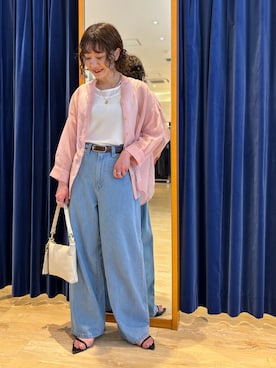 「NOLLEY'S LIGHT（ノーリーズライト）のアイテム」を使った、miyuさん（骨格ウェーブ・レディース・159cm）の夏コーディネート
