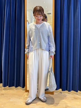 「MICO COULIER（ミコクリエ）のアイテム」を使った、miyuさん（レディース・159cm）の春コーディネート