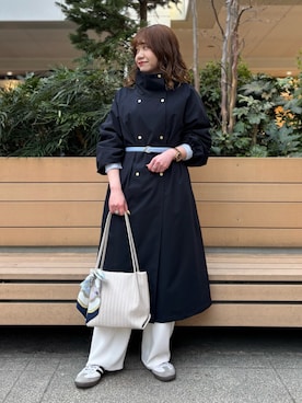 「MICO COULIER（ミコクリエ）のアイテム」を使った、miyuさん（レディース・159cm）の春コーディネート