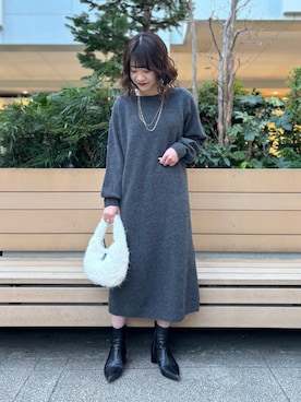 miyuさん(レディース・159cm)の冬コーディネート