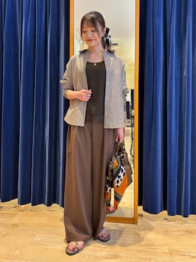 「MICO COULIER（ミコクリエ）のアイテム」を使った、miyuさん（レディース・159cm）の秋コーディネート