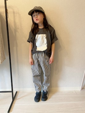 「アイテム（パンツ）」を使った、°paru°さん（キッズ・123cm）の秋コーディネート