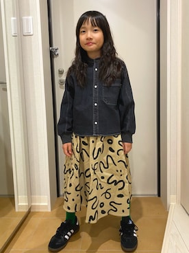 「アイテム（ジャケット/アウター）」を使った、°paru°さん（キッズ・123cm）の秋コーディネート
