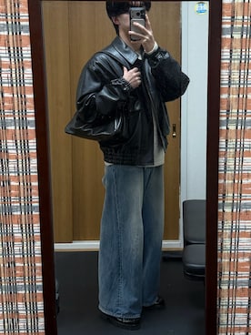 「JOURNAL STANDARD（ジャーナルスタンダード）のアイテム（トップス）」を使った、shogosuzukiさん（メンズ・170cm）の冬コーディネート