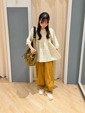 「Samansa Mos2（サマンサ モスモス）のアイテム（シューズ）」を使った、kon5さん（レディース・151cm）の秋コーディネート