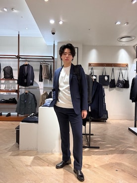 「NOLLEY’S（ノーリーズ）のアイテム」を使った、Kodaiさん（メンズ・176cm）の春コーディネート