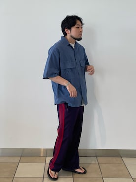 「GLOSTER（グロスター）のアイテム」を使った、shouen392さん（メンズ・166cm）の夏コーディネート