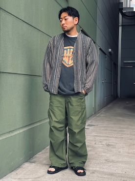 「SHAKA（シャカ）のアイテム」を使った、shouen392さん（メンズ・166cm）の春コーディネート