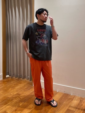 「アイテム（その他パンツ）」を使った、shouen392さん（メンズ・166cm）の夏コーディネート