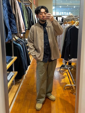 「GLOSTER（グロスター）のアイテム」を使った、shouen392さん（メンズ・166cm）の春コーディネート