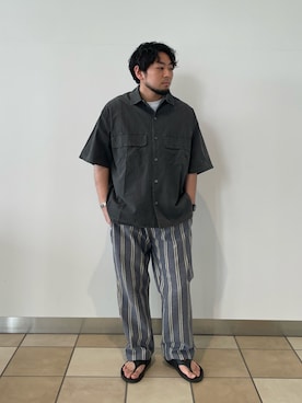 「GLOSTER（グロスター）のアイテム」を使った、shouen392さん（メンズ・166cm）の夏コーディネート