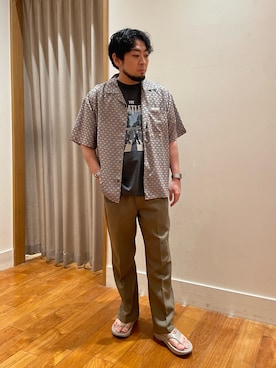 「GLOSTER（グロスター）のアイテム」を使った、shouen392さん（メンズ・166cm）の夏コーディネート