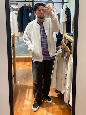 「GLOSTER（グロスター）のアイテム」を使った、shouen392さん（メンズ・166cm）の春コーディネート