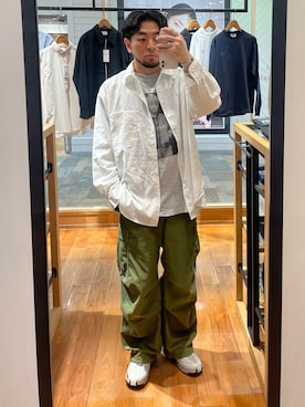 「GLOSTER（グロスター）のアイテム」を使った、shouen392さん（メンズ・166cm）の春コーディネート