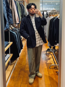 「GLOSTER（グロスター）のアイテム」を使った、shouen392さん（メンズ・166cm）の春コーディネート