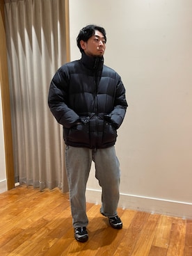 「TAION（タイオン）のアイテム（ダウンジャケット/コート）」を使った、shouen392さん（メンズ・166cm）の冬コーディネート