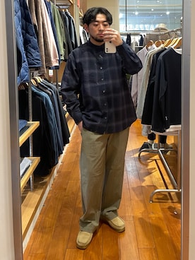 「GLOSTER（グロスター）のアイテム」を使った、shouen392さん（メンズ・166cm）の春コーディネート