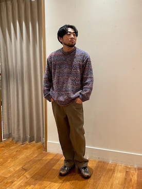 「GLOSTER（グロスター）のアイテム」を使った、shouen392さん（メンズ・166cm）の冬コーディネート