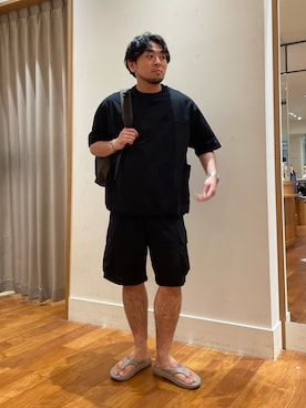 「アイテム（バックパック/リュック）」を使った、shouen392さん（メンズ・166cm）の夏コーディネート
