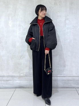 「ROPE'（ロペ）のアイテム」を使った、amuroさん（レディース・167cm）の冬コーディネート