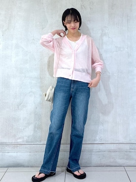 「moi別注」｜amuroさん（レディース・167cm）の春コーディネート