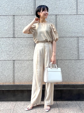 「W BAG」｜amuroさん（レディース・167cm）の夏コーディネート