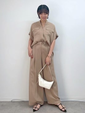 「モア横浜高島屋」｜amuroさん（レディース・167cm）の春コーディネート
