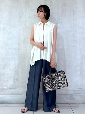 「アイテム（サンダル）」を使った、amuroさん（レディース・167cm・30代）の夏コーディネート