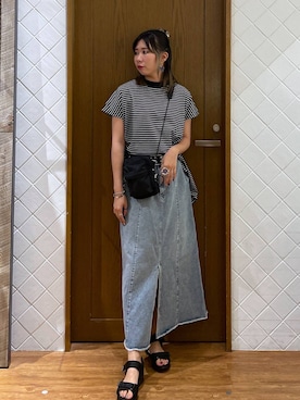 megu46miさん（レディース・162cm）の夏コーディネート