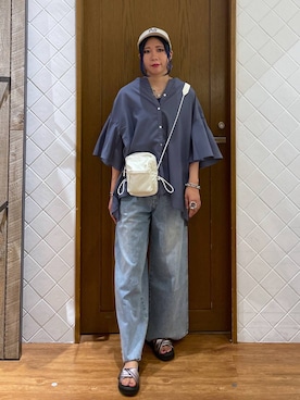 megu46miさん（レディース・162cm）の夏コーディネート