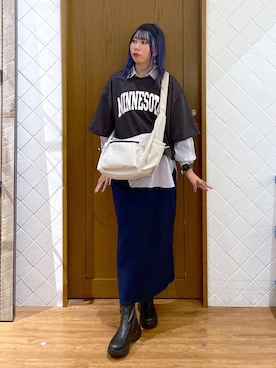 「アイテム（ワンピース/ドレス）」を使った、megu46miさん（レディース・162cm・20代）の秋コーディネート