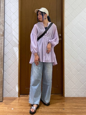 megu46miさん（レディース・162cm）の夏コーディネート